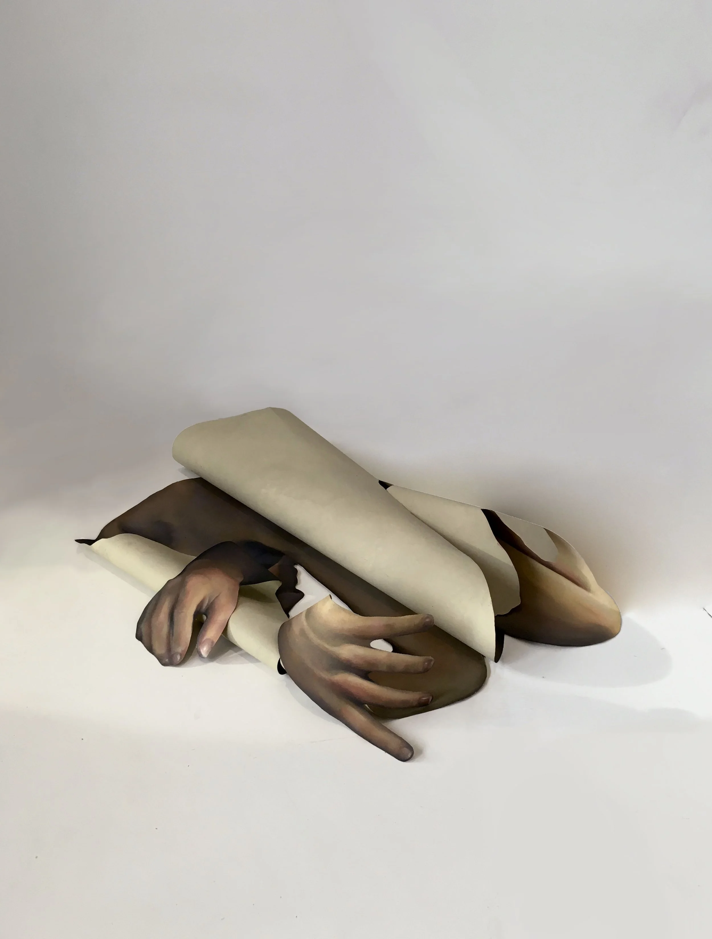 ‘Varied form No.3’, oil on canvas, 2020, (installation view)