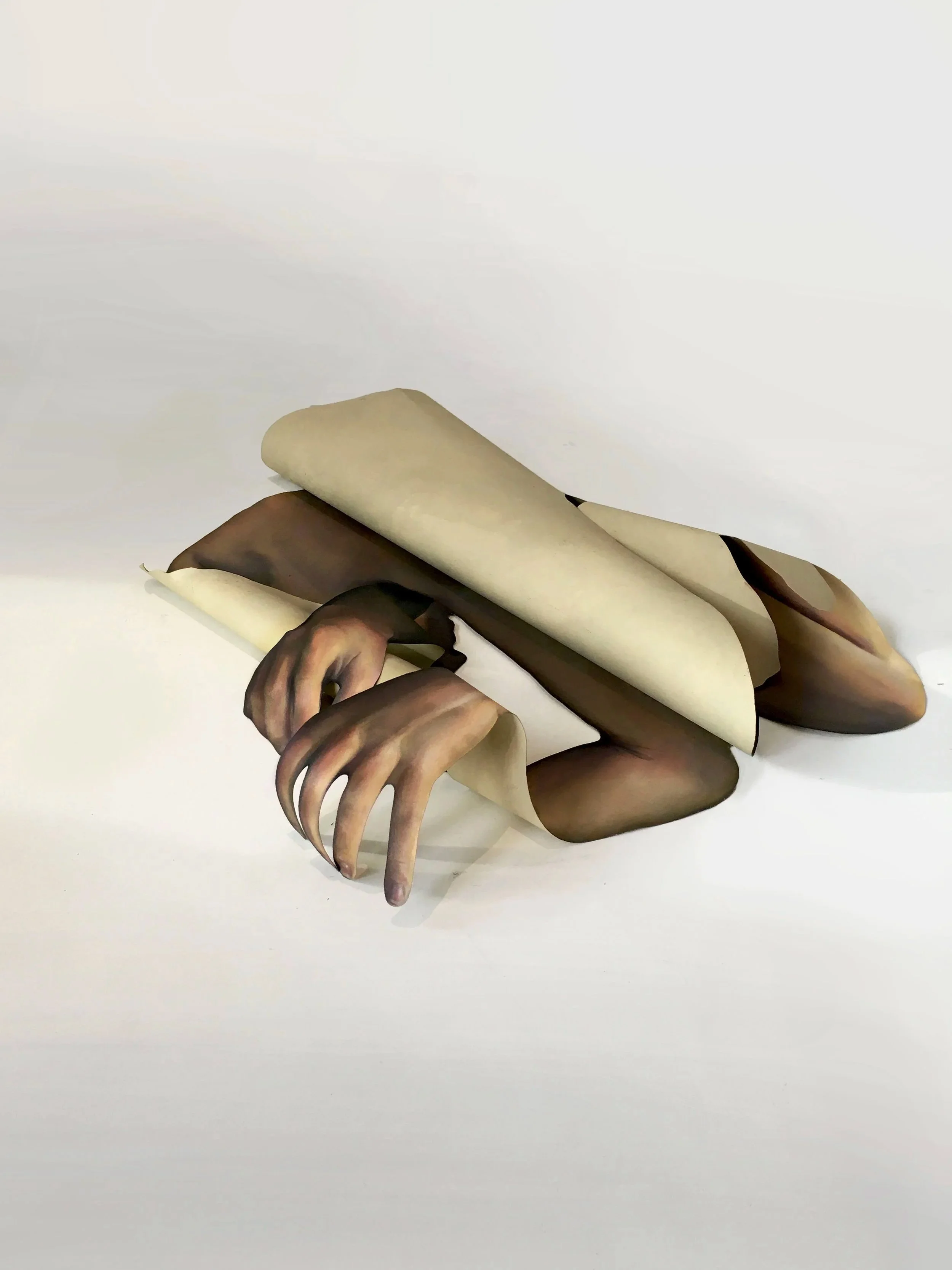 ‘Varied form No.3’, oil on canvas, 2020, (installation view)