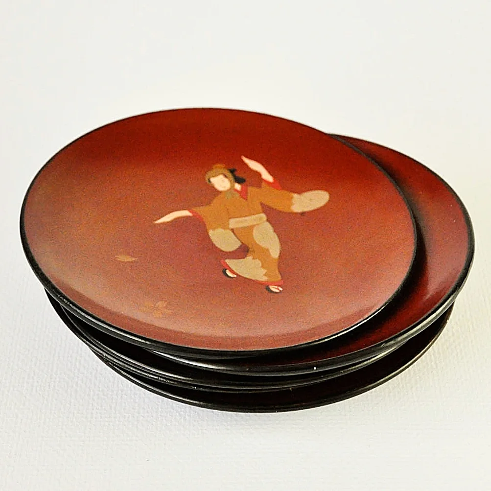 japanese lacquer dishes 1
