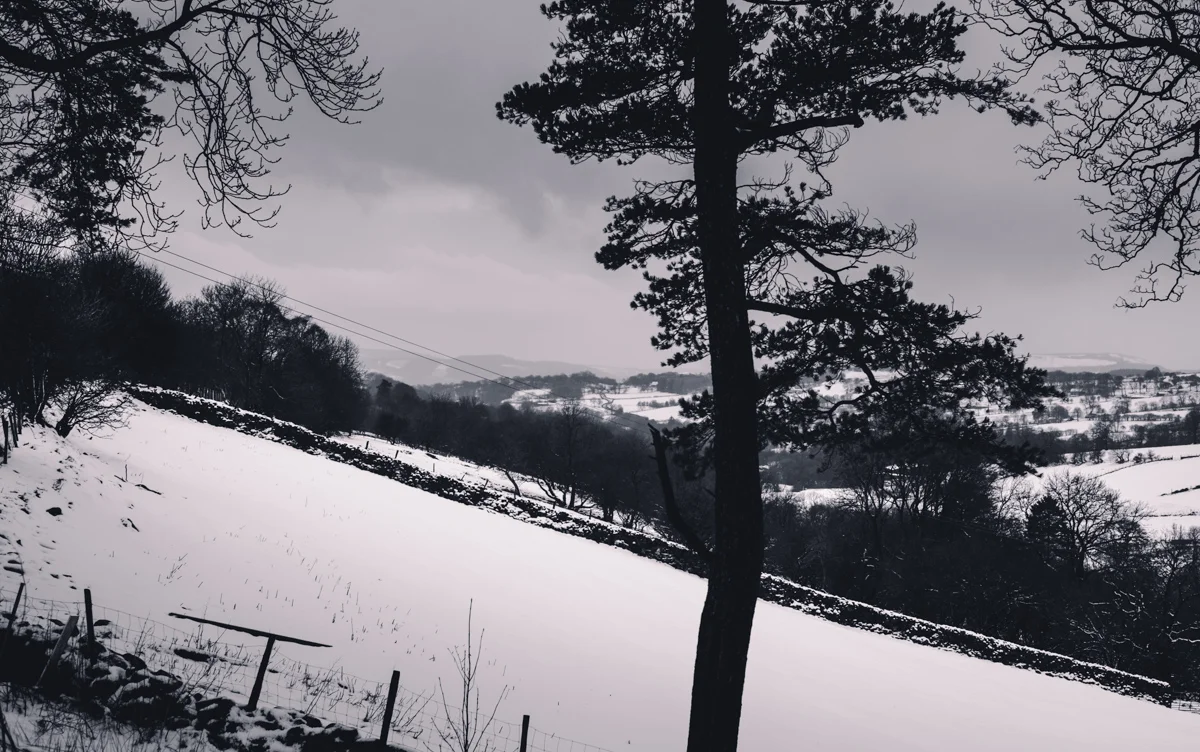 The view from Matt's front door in the heart of the Brecon Beacons, Wales