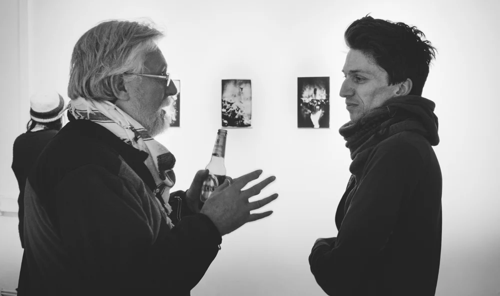 Ffoton's Emyr Young with Dafydd Williams from The Kickplate Project