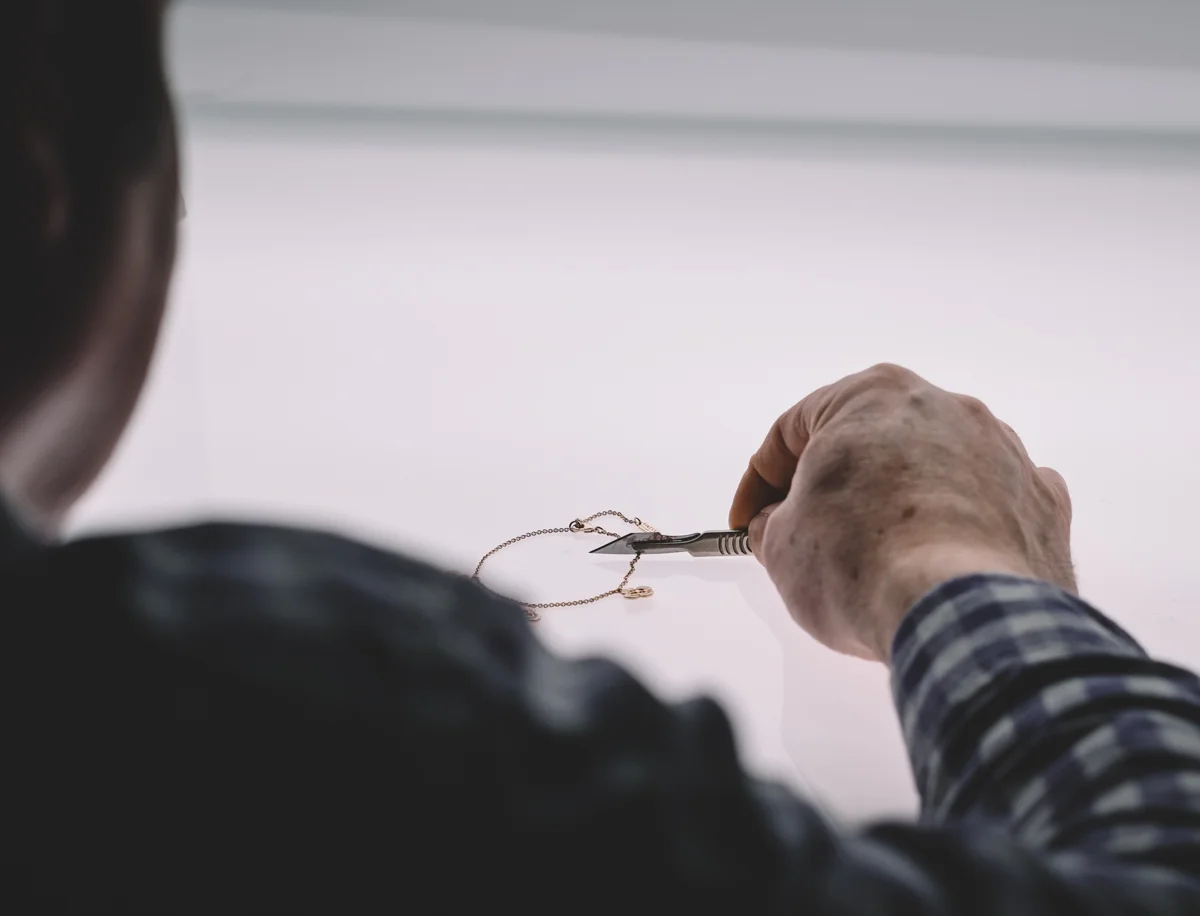 Each link on that bracelet has to be positioned just right