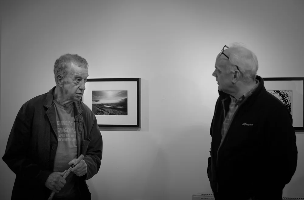 Peter Jones with film editor&nbsp;Glyn Shakeshaft, Cardiff 2015.&nbsp;&nbsp;© Brian Carroll