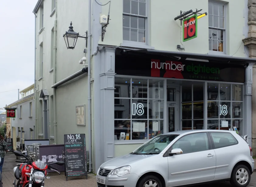 No.18 on the High Street of Crickhowell.