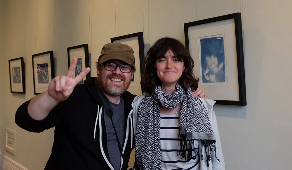 Jon Pountney with Francesca Jones