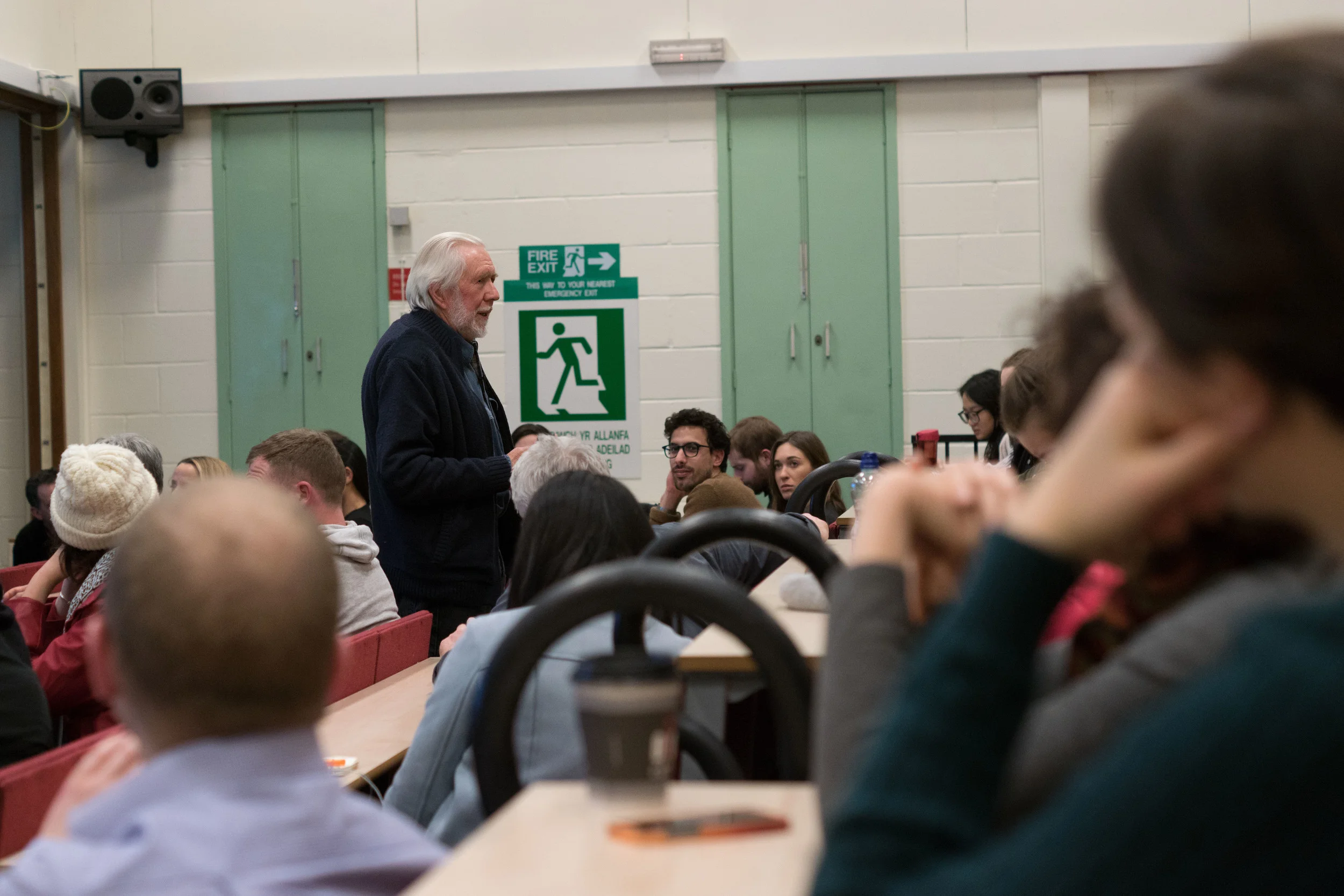 Magnum Photographer Ian Berry takes questions from the audience. Image ©&nbsp;Stephen Meredith