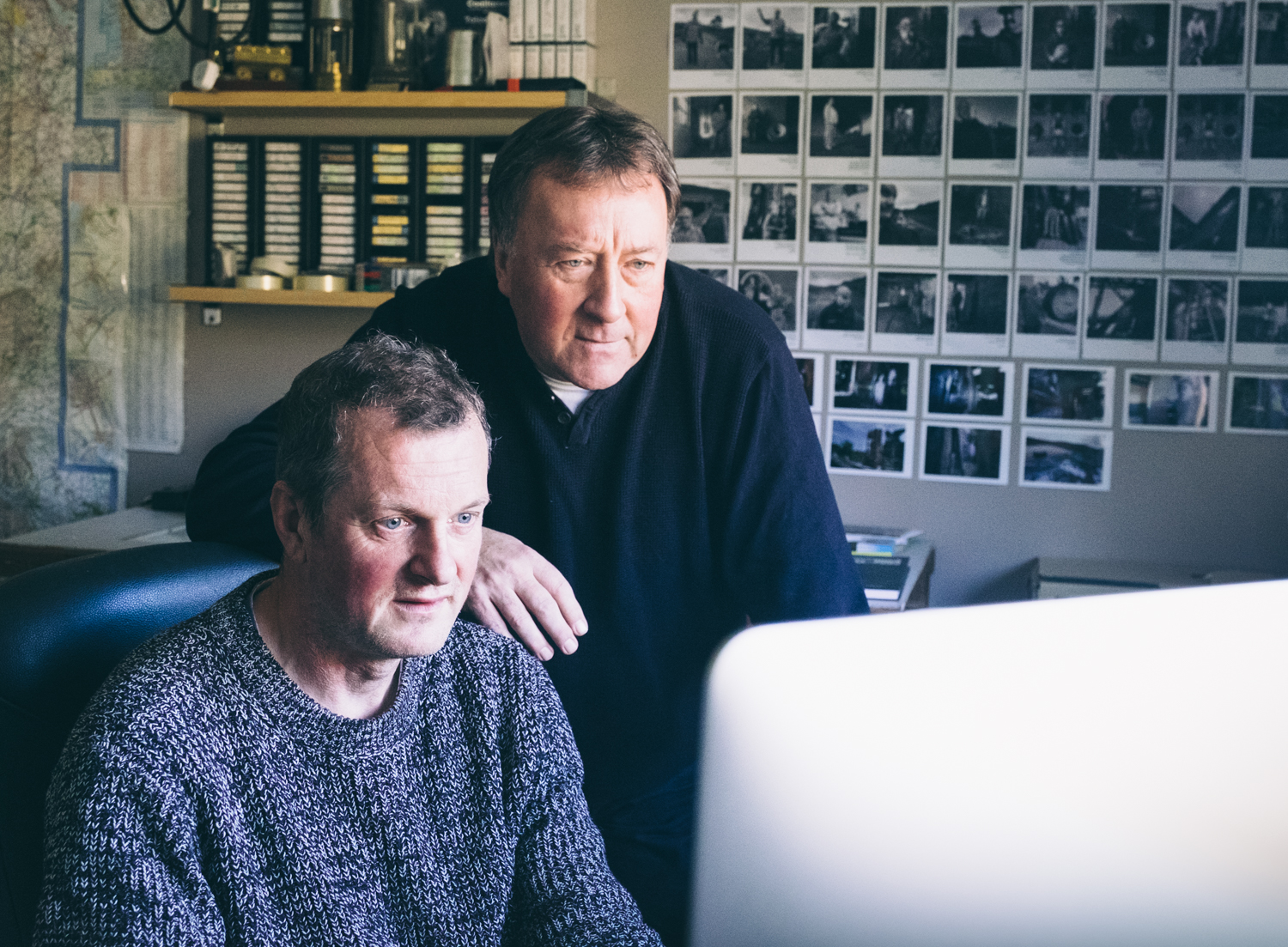 Roger Tiley with long-time friend and fellow photographer Glenn Edwards