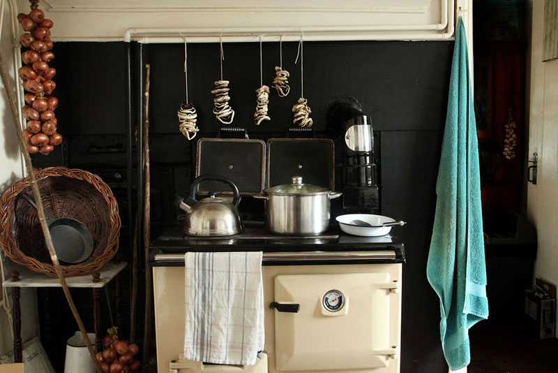 Emyr's kitchen, Bardsey Island.