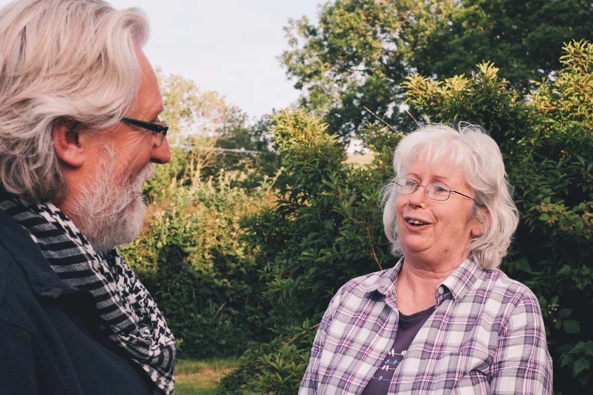 Emyr Young and Marian Delyth