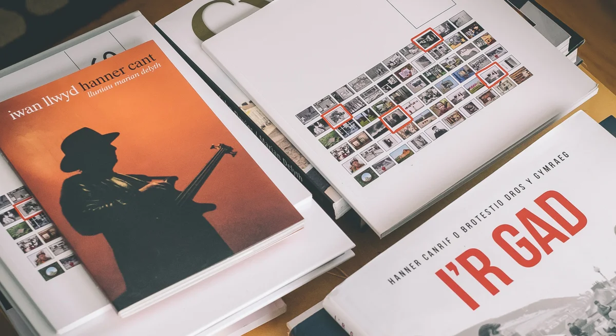 A selection of published books using Marian's photography