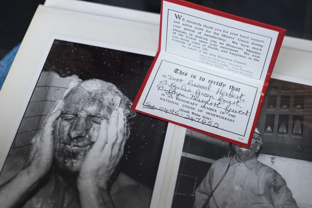 Ivor Russel Herbert, retired Miner