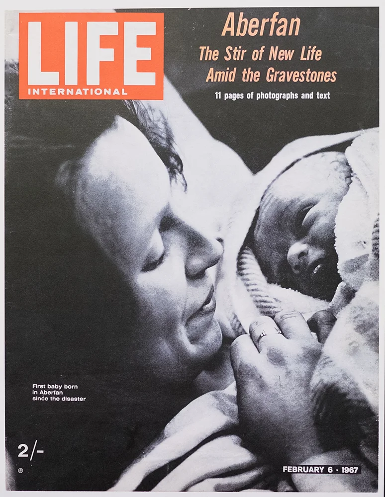 The issue of LIFE Magazine that carried Chuck's Aberfan photography on it's cover and 11 pages inside
