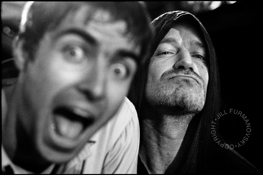 Liam from Oasis & bono, 1996