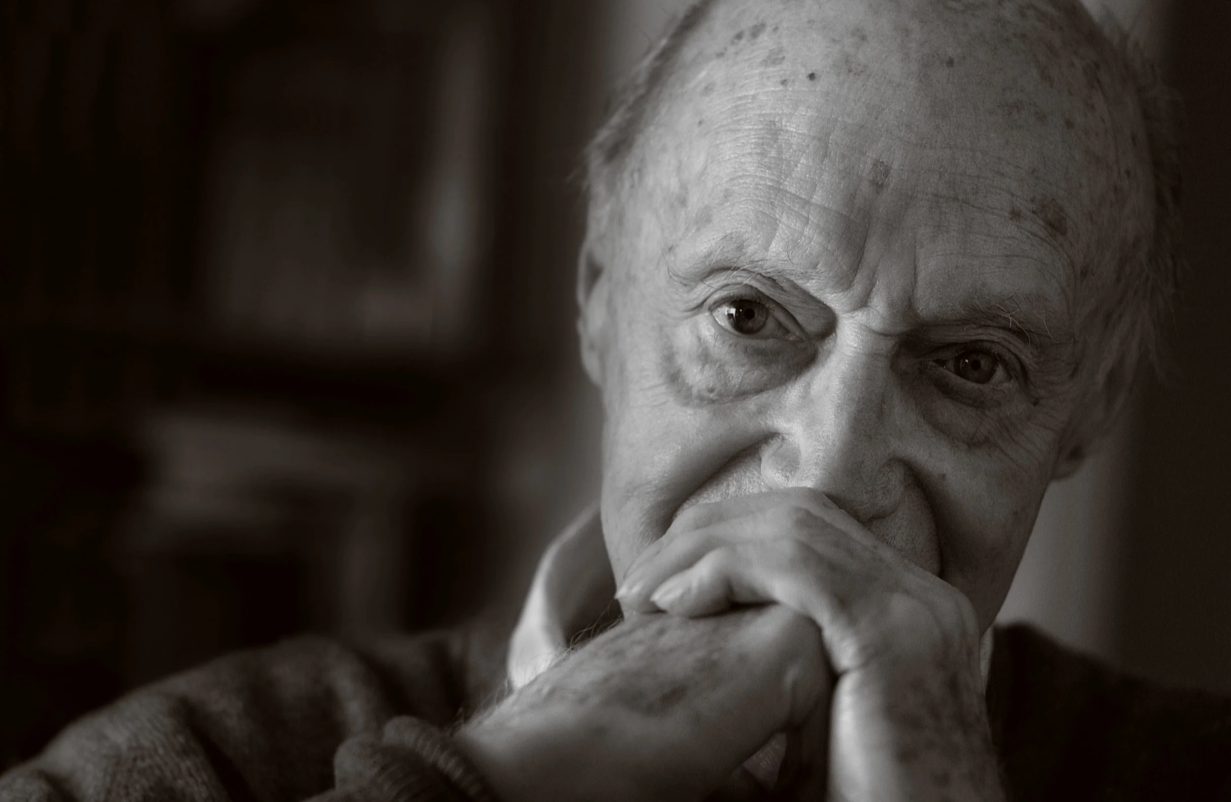 Jack Cardiff OBE, BSC, Cinematographer. Portrait © Simon Regan
