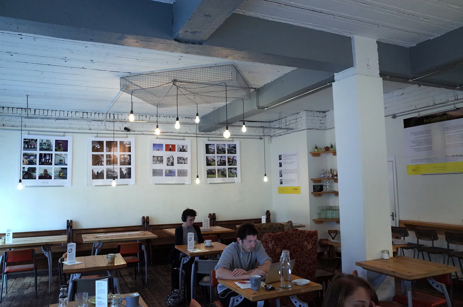 #urbanwales exhibition @ Little Man Coffee