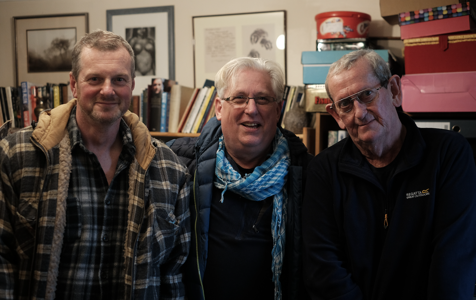 Photographers Roger Tiley, Emyr Young and Bernard Mitchell