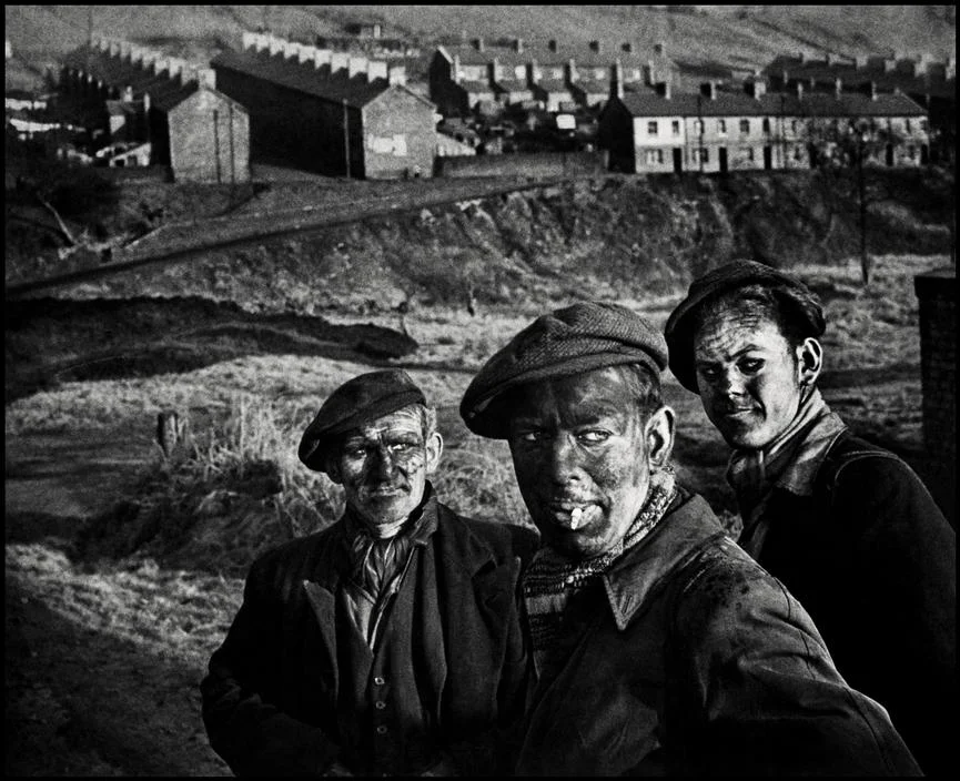 W. Eugene Smith's iconic image of 3 generations of miners captured in the south Wales valleys in the 1950's
