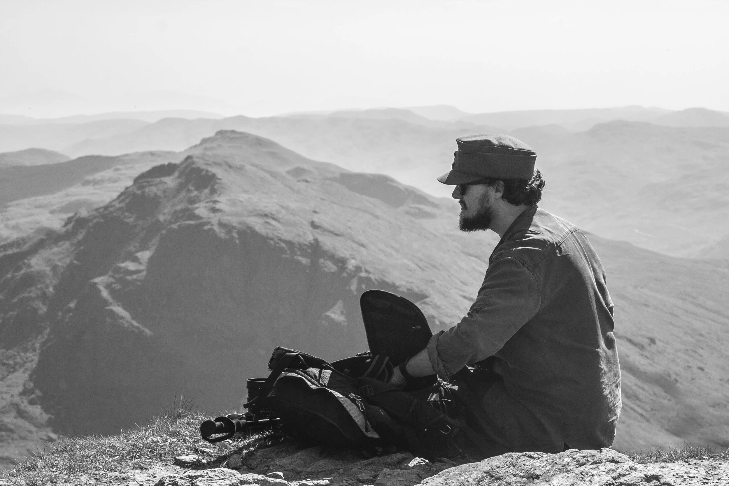 Alex Boyd in the field. Photograph ©&nbsp;Pjotr Burlakov
