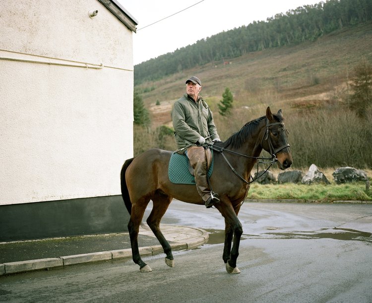 Derek the Horseman from 'Gap in the Hedge'. © Dan Wood