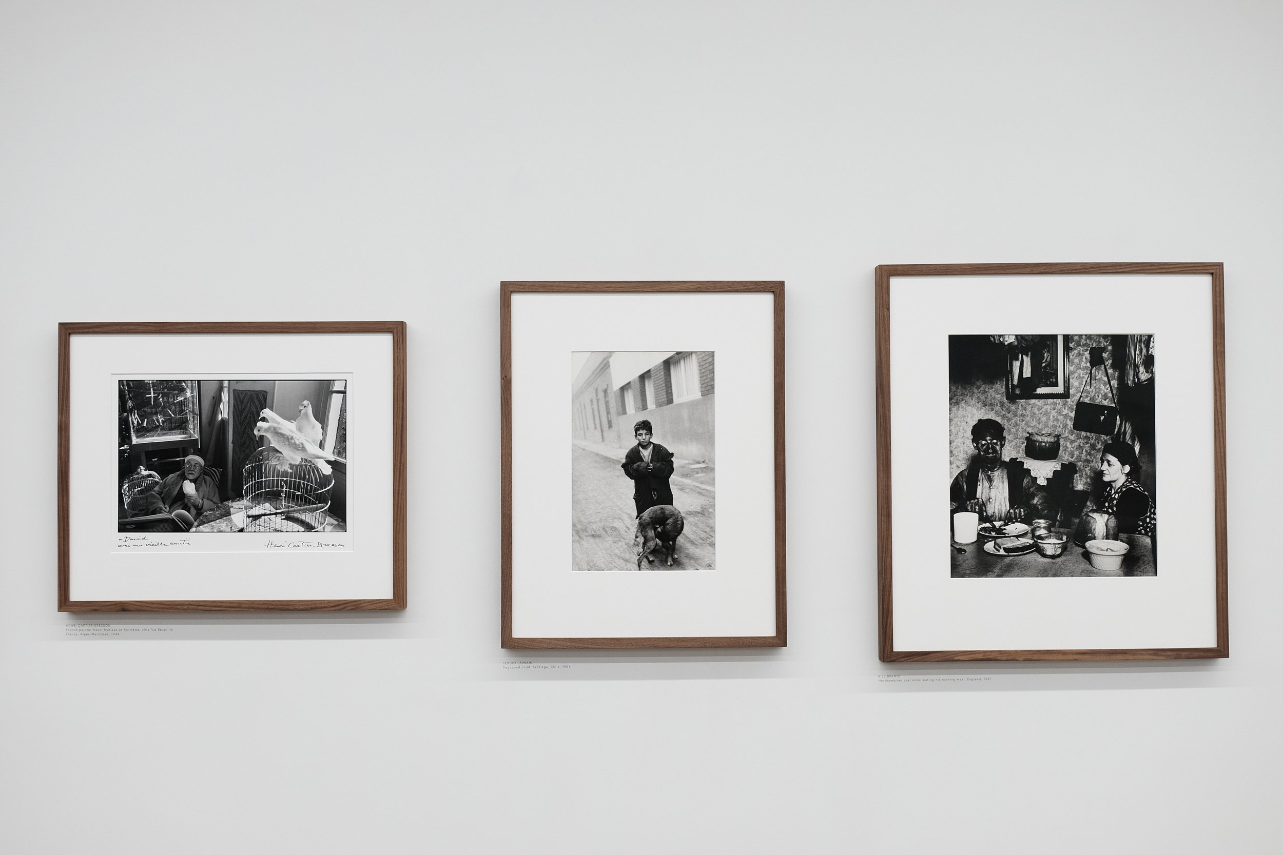 L-R: Cartier-Bresson,&nbsp;Sergio Larrain, Brandt