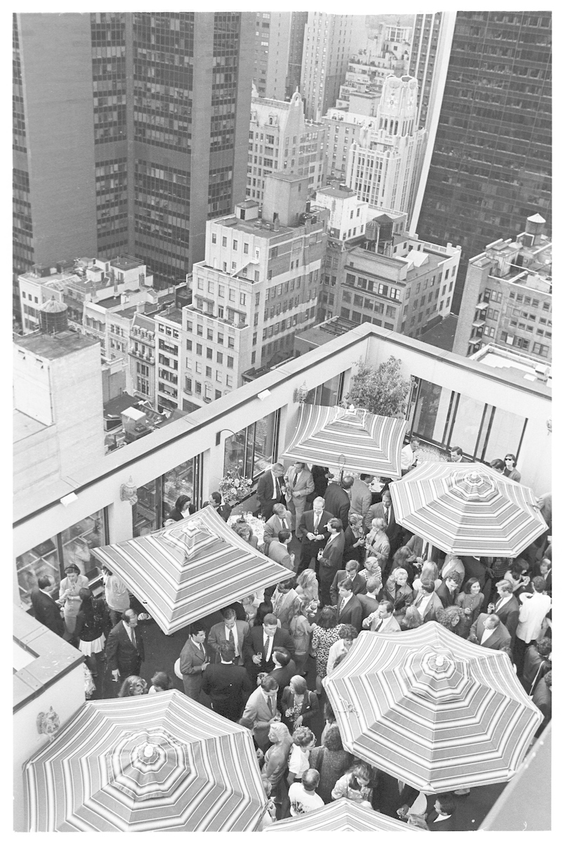 Kips bay Boys and Girls Club Benefit party on roof, 1992