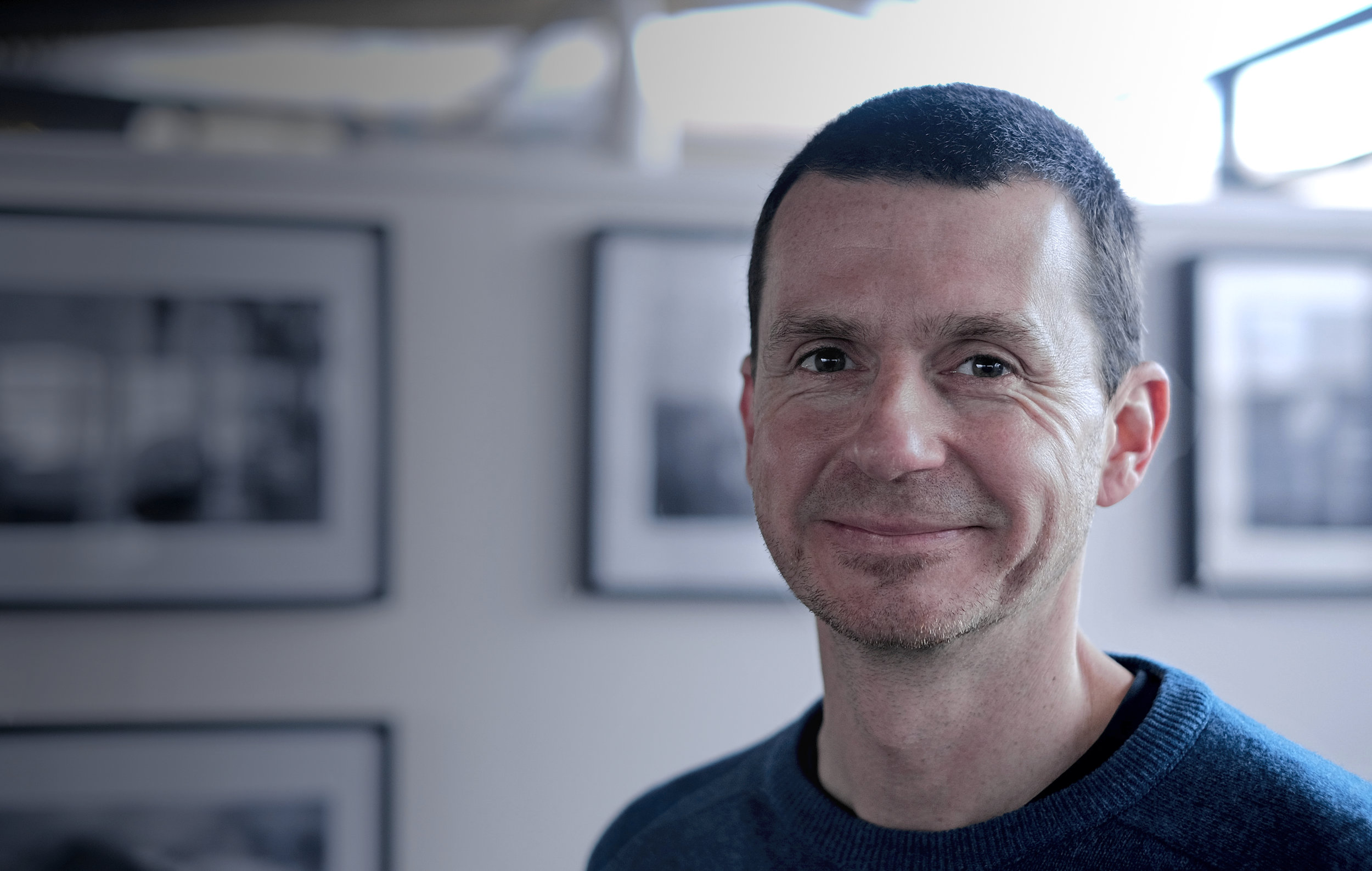 Peter Britton, Course Leader, Foundation Photography at Coleg Gwent. Image © Brian Carroll