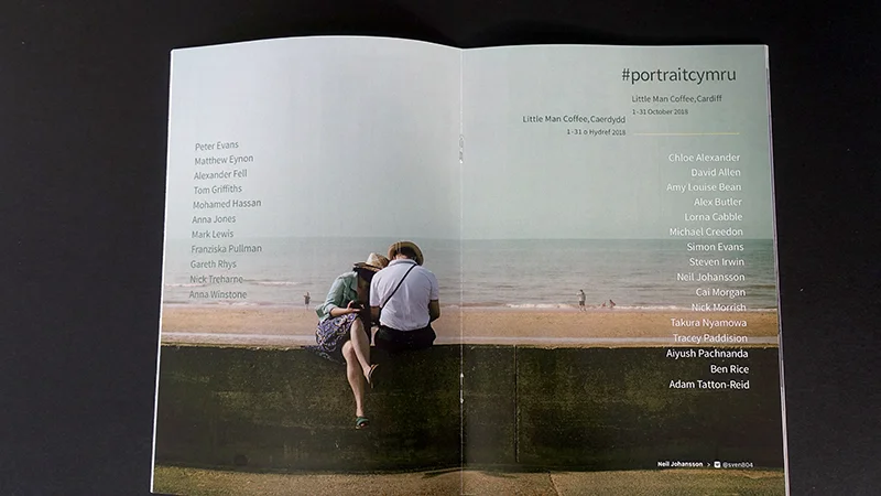 Ffoton’s #portraitcymru zine used simple staple binding.