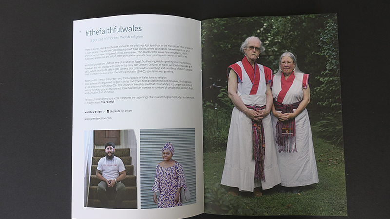 Ffoton’s #portraitcymru zine used simple staple binding.