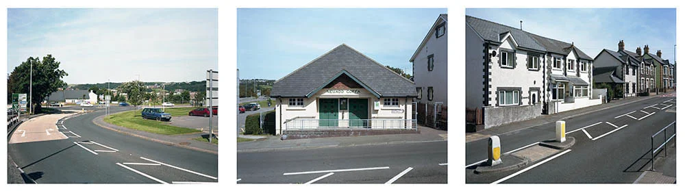 Triptych from Pete’s ongoing ‘Village and memorial Halls’ series. © Pete Davis