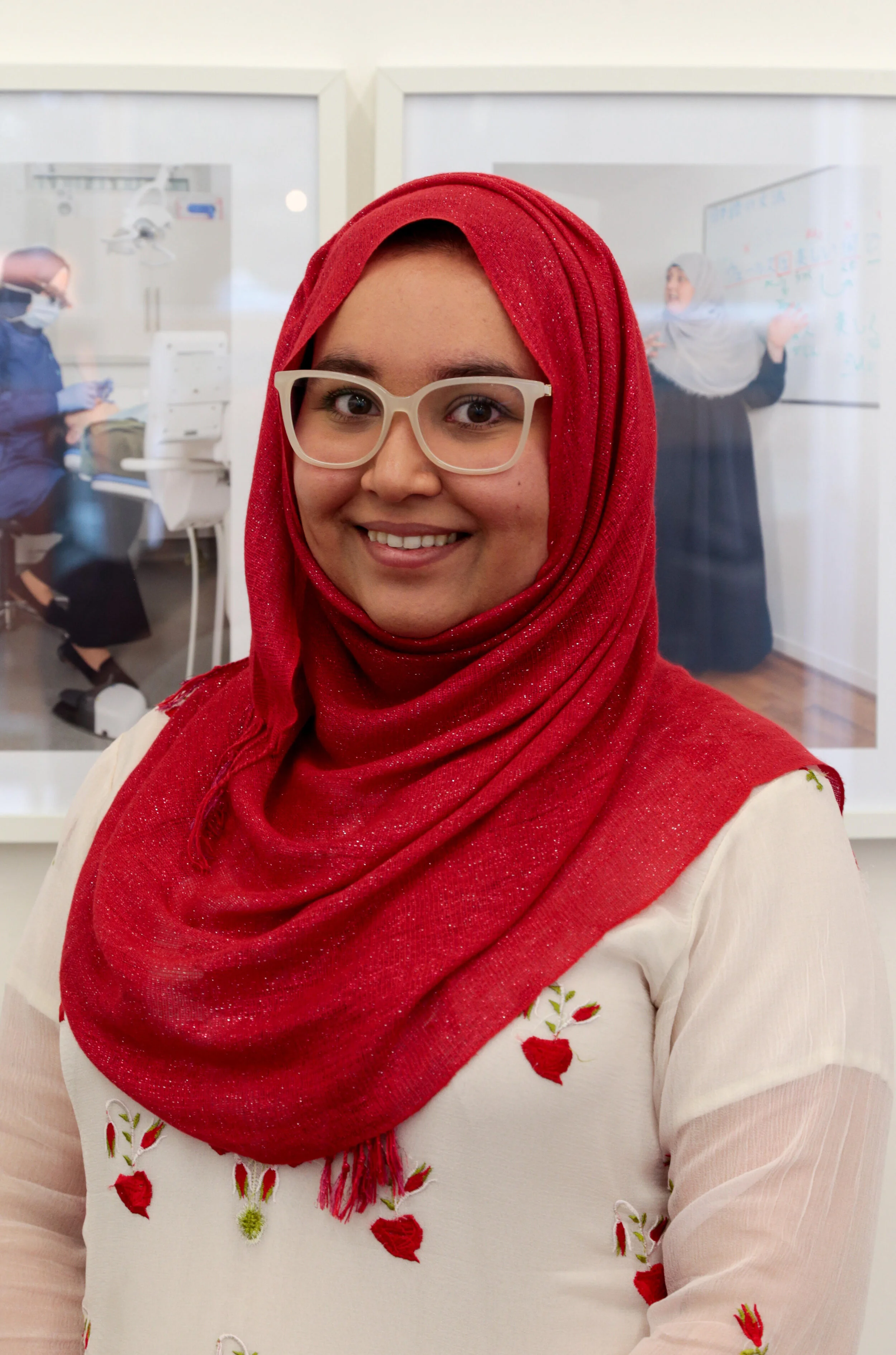 Ayesha Khan. Portrait by Arran Davies