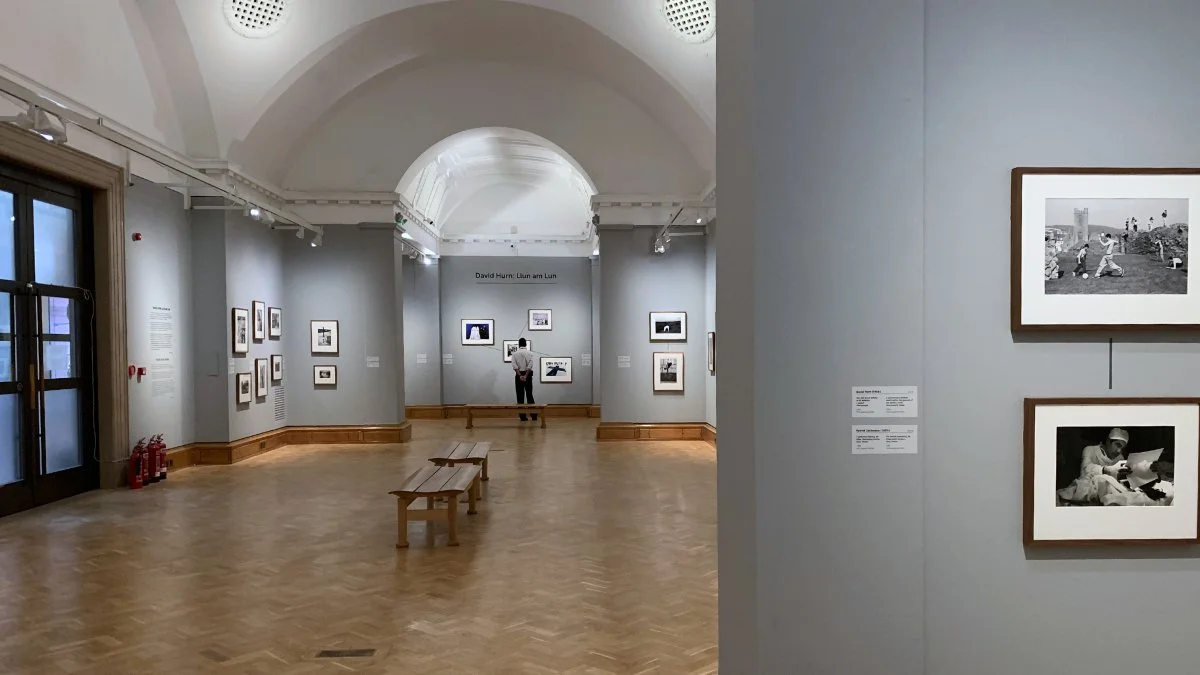 The 'David Hurn: SWAPS' exhibition in National Museum Cardiff, October 2021