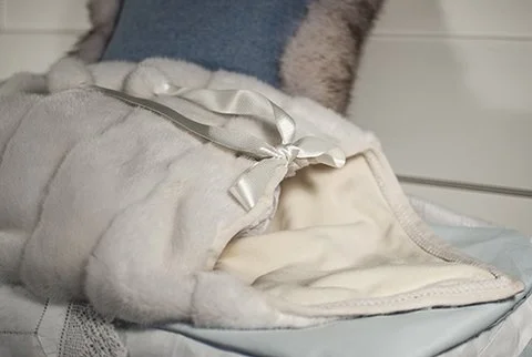 Baby Luxe Mink Bunting Bag