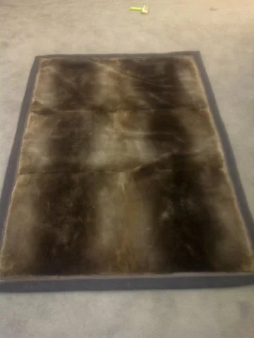 Natural Sheared Beaver Throw