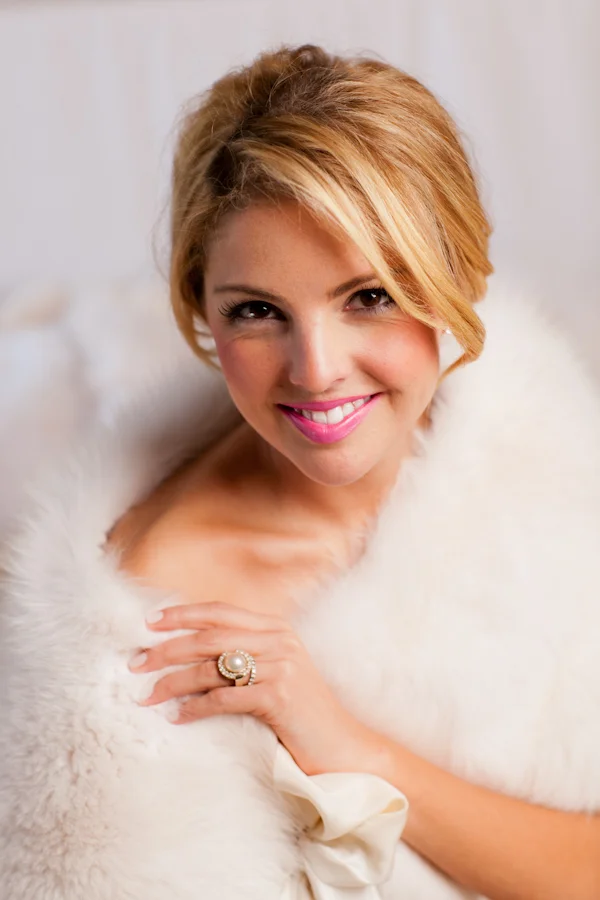 Arctic Fox Bridal Shawl