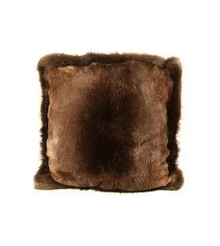 Natural Sheared Beaver Cushion