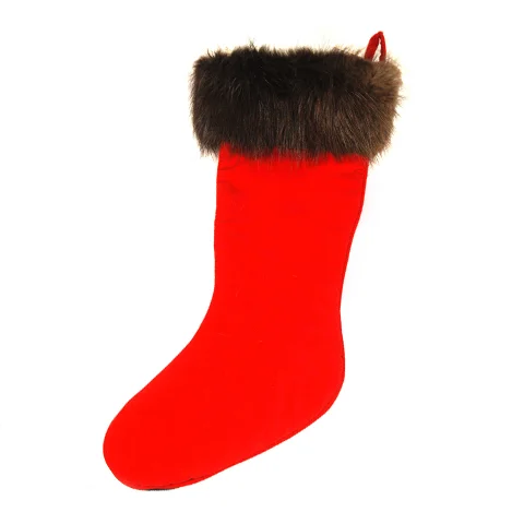 Fur Trim Stocking