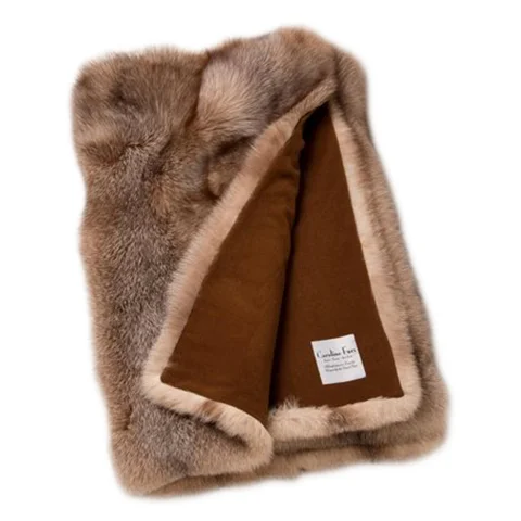 Champagne Fox Throw