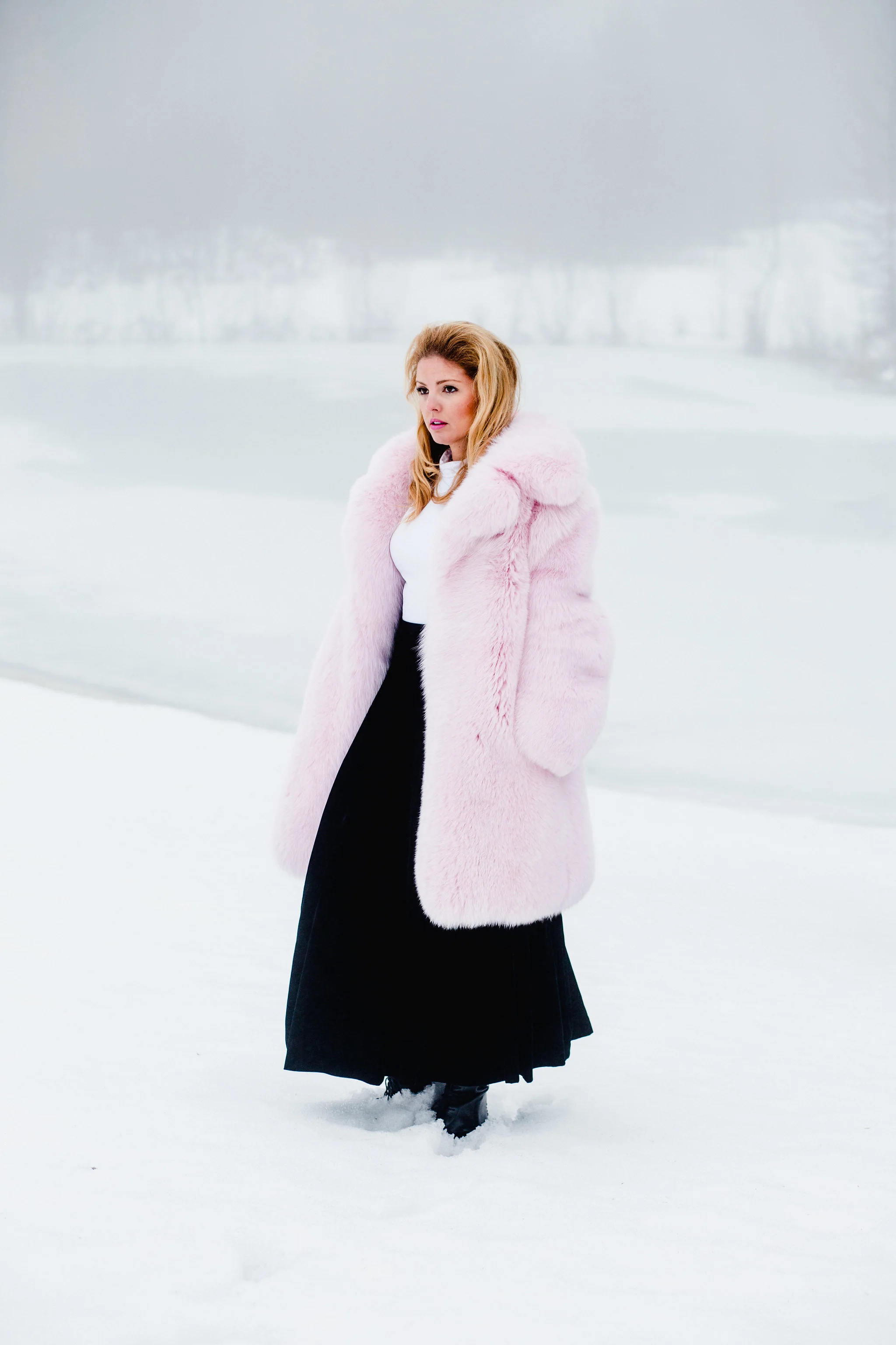 Arctic Fox Fur Jacket
