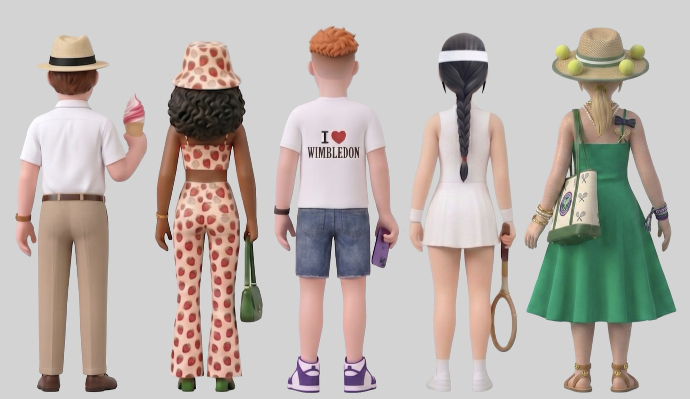  Guests could choose from 5 different characters 