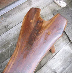Walnut Width: 23" Length: 77" Height: 16 3/4" Weight: 60lbs
