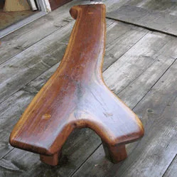 Walnut Width: 23" Length: 67" Height: 16 1/2" Weight: 65lbs