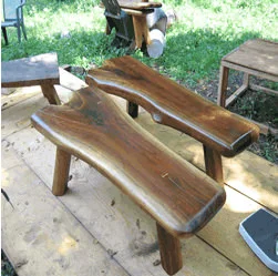 Walnut Width: 24" Length: 58" Height: 17 1/2" Weight: 88lbs