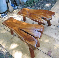 Walnut Width: 22 1/2" Length: 67" Height: 17" Weight: 94lbs