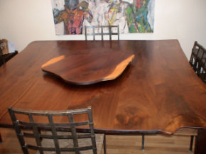 Lazy Susan Walnut Piece