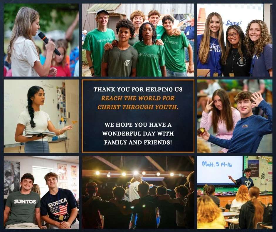 🙏 &quot;Rejoice always, pray without ceasing, give thanks in all circumstances; for this is the will of God in Christ Jesus for you.&quot; (1 Thessalonians 5:16-18 ESV)
&bull;
Want to start a YCI club at your school? DM us or hit the link in our bio