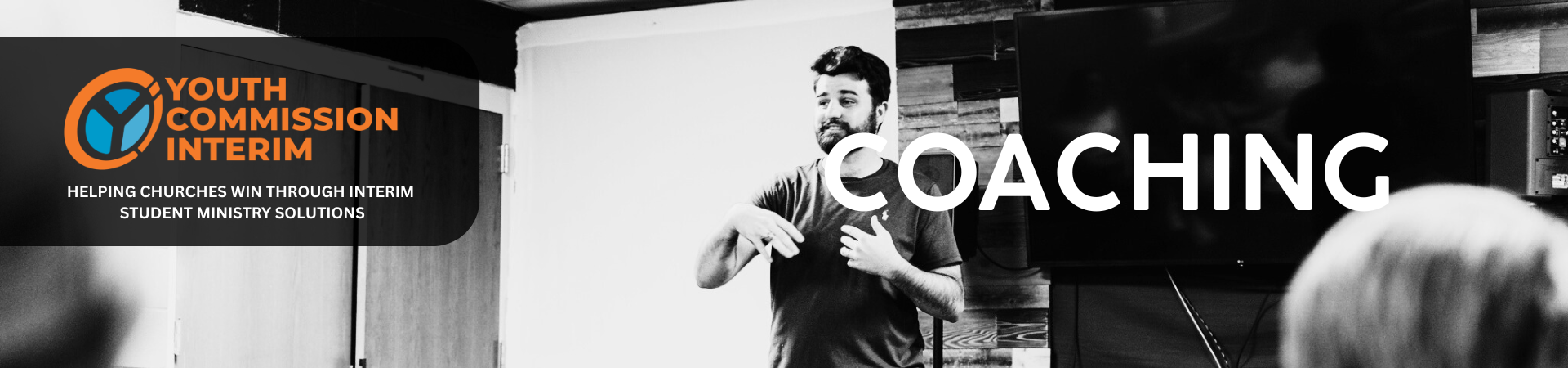 YCI Coaching banner — 1-on-1 coaching for youth pastors.