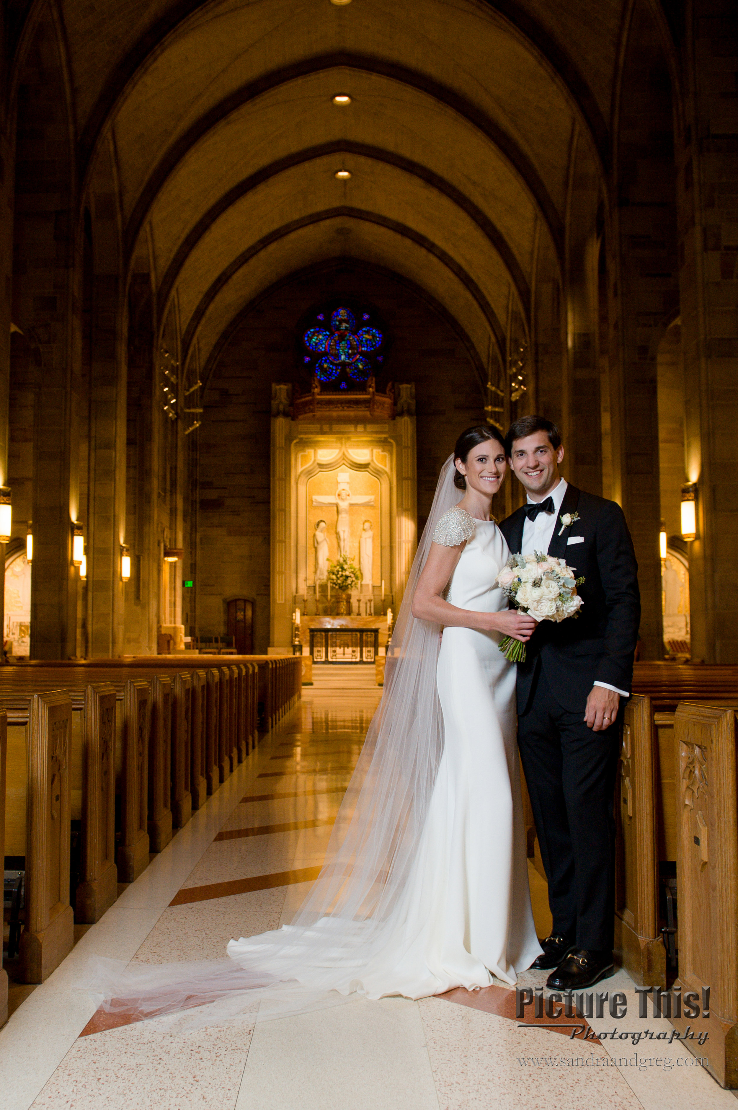Lindsey & Robert at The Cathedral of Christ the King