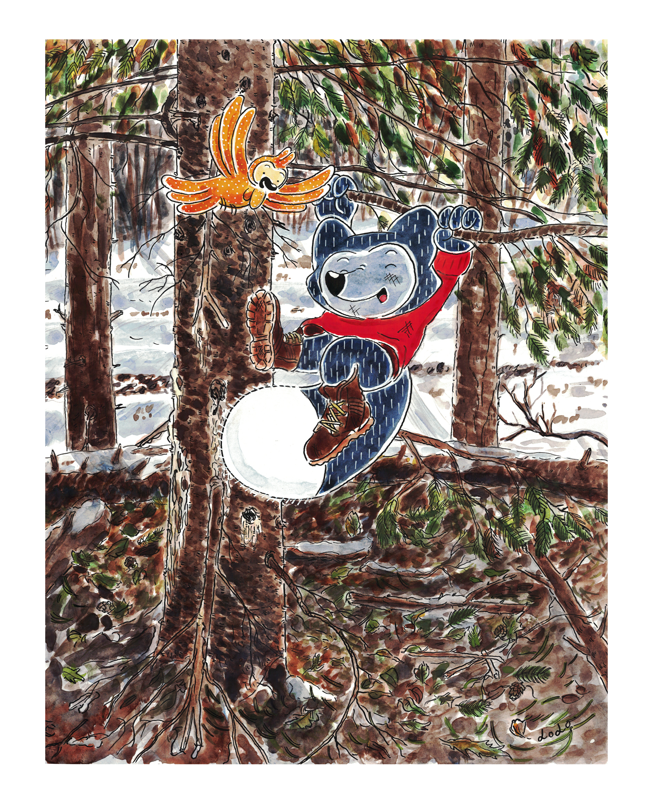 "Pine Tree Swing"