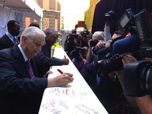 The Marriott Marquis Washington DC Celebrates Topping Off