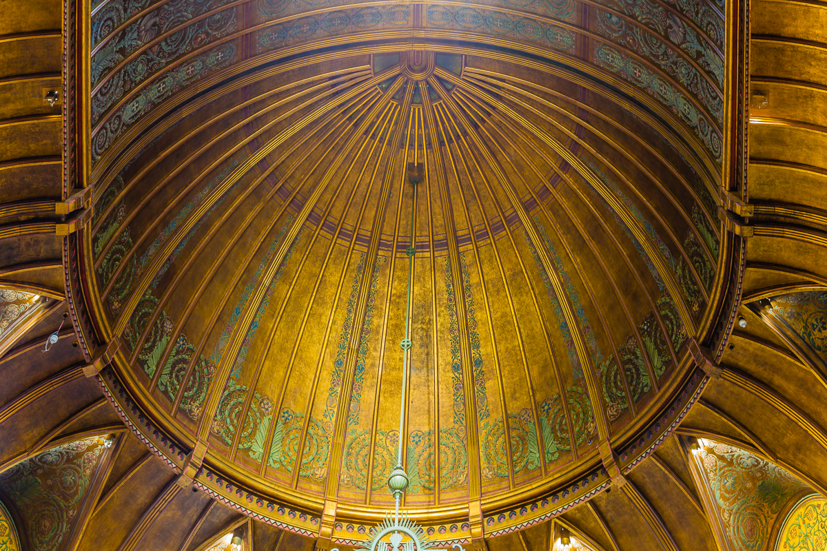 Ceiling of Trinity Church Boston MA